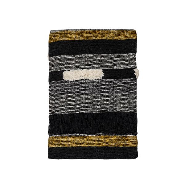 Zyair Woven Throw - Black